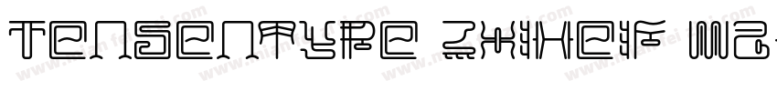 Tensentype ZhiHeiF W2字体转换
